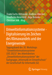 Umweltinformationssysteme - Digitalisierung im Zeichen des Klimawandels und der Energiewende - Cover