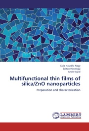 Multifunctional thin films of silica/ZnO nanoparticles - Cover