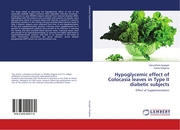 Hypoglycemic effect of Colocasia leaves in Type II diabetic subjects - Cover
