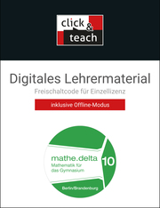 mathe.delta – Berlin/Brandenburg / mathe.delta BE/BB click & teach 10 Box