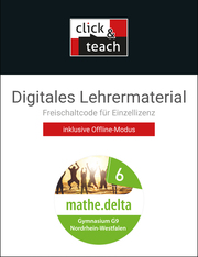 mathe.delta – Nordrhein-Westfalen / mathe.delta NRW click & teach 6 Box
