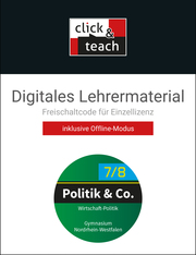 Politik & Co. NRW click & teach 7/8 Box - G9 - Cover