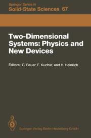 Two-Dimensional Systems: Physics and New Devices - Cover