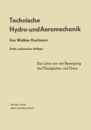 Technische Hydro- und Aeromechanik - Cover