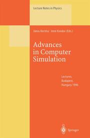Advances in Computer Simulation - Cover