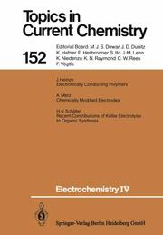 Electrochemistry IV - Cover