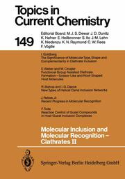 Molecular Inclusion and Molecular Recognition Clathrates II
