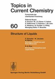 Structure of Liquids - Cover