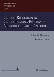 Calcium Regulation by Calcium-Binding Proteins in Neurodegenerative Disorders - Cover