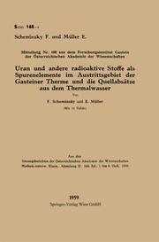 Uran und andere radioaktive Stoffe als Spurenelemente im Austrittsgebiet der Gas