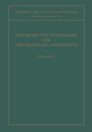 Biochemie und Physiologie der Sekundären Pflanzenstoffe - Cover