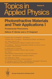 Photorefractive Materials and Their Applications I