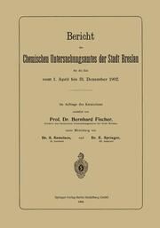 Bericht des Chemischen Untersuchungsamtes der Stadt Breslau für die Zeit vom 1.April bis 31.Dezember 1902