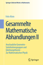 Gesammelte Mathematische Abhandlungen II - Cover