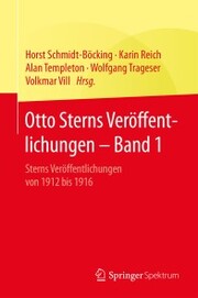 Otto Sterns Veröffentlichungen - Band 1 - Cover