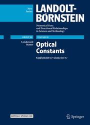 Optical Constants