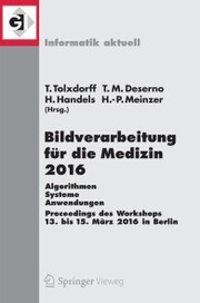 Bildverarbeitung für die Medizin 2016 - Cover