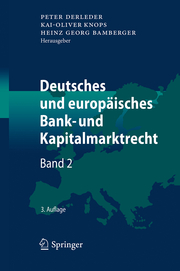 Deutsches und europäisches Bank- und Kapitalmarktrecht 2