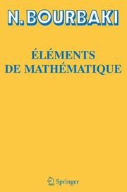 Éléments de Mathématique - Cover