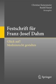 Festschrift für Franz-Josef Dahm - Cover