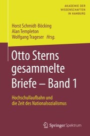 Otto Sterns gesammelte Briefe - Band 1 - Cover