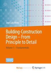 Building Construction - From Principle to Detail