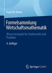 Formelsammlung Wirtschaftsmathematik - Cover