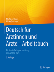 Deutsch für Ärztinnen und Ärzte - Arbeitsbuch - Cover