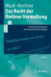 Das Recht der Berliner Verwaltung - Cover