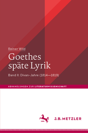 Goethes späte Lyrik - Cover