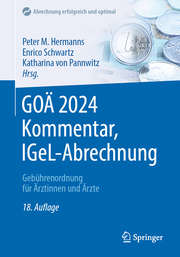 GOÄ 2024 Kommentar, IGeL-Abrechnung - Cover