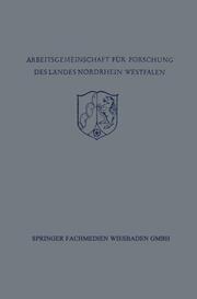 Festschrift der Arbeitsgemeinschaft für Forschung des Landes Nordrhein-Westfalen