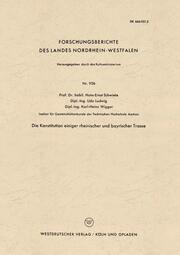 Die Konstitution einiger rheinischer und bayrischer Trasse