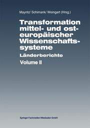 Transformation mittel- und osteuropäischer Wissenschaftssysteme