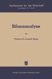Bilanzanalyse - Cover