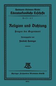 Religion und Dichtung - Cover