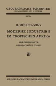 Moderne Industrien im Tropischen Afrika - Cover