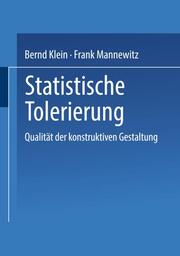 Statistische Tolerierung - Cover