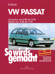 VW Passat - Limousine von 4/88 bis 9/96, Variant von 6/88 bis 5/97 - Cover