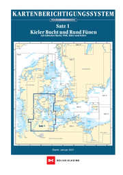 Berichtigung Sportbootkarten Satz 1: Kieler Bucht und Rund Fünen (Ausgabe 2021) - Cover