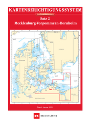 Berichtigung Sportbootkarten Satz 2: Mecklenburg-Vorpommern - Bornholm (Ausgabe