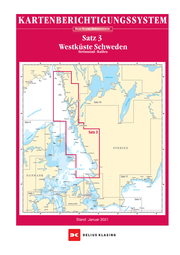 Berichtigung Sportbootkarten Satz 3: Westküste Schweden (Ausgabe 2021) - Cover