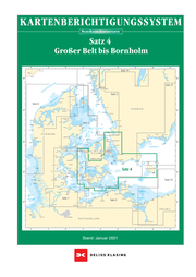 Berichtigung Sportbootkarten Satz 4: Grosser Belt bis Bornholm (Ausgabe 2021)
