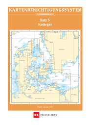 Berichtigung Sportbootkarten Satz 5: Kattegat (Ausgabe 2021) - Cover