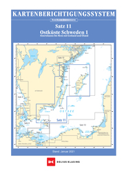 Berichtigung Sportbootkarten Satz 11: Ostküste Schweden 1 (Ausgabe 2021) - Cover