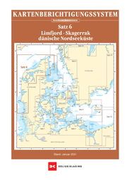 Berichtigung Sportbootkarten Satz 6: Limfjord - Skagerrak - Dänische Nordseeküst