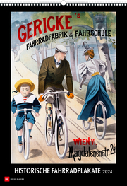 Historische Fahrradplakate 2024 - Cover