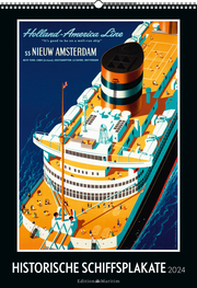 Historische Schiffsplakate 2024 - Cover