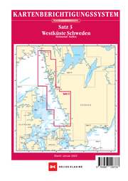 Berichtigung Sportbootkarten Satz 3: Westküste Schweden (Ausgabe 2023)