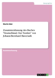 Zusammenfassung des Buches 'Deutschland.Der Norden' von Johann-Bernhard Haversath - Cover